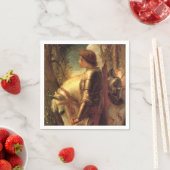 Sir Galahad (Arthurischer Ritter des Runden Tische Serviette (Beispiel)