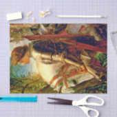 “Sir Galahad” by George Frederic Watts Seidenpapier (Handwerk)