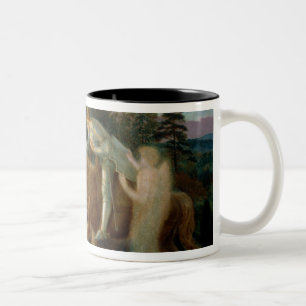 Sir Galahad, c.1894 (Öl auf Leinwand) Zweifarbige Tasse