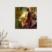 "Sir Galahad" von George Frederic Watts Poster (Küche)