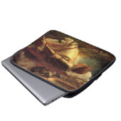 Sir Galahad (von George Frederick Watts) Laptopschutzhülle (Vorne Knopf)