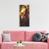 Sir Galahad (von George Frederick Watts) Leinwanddruck (Insitu (Wohnzimmer))
