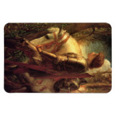 Sir Galahad (von George Frederick Watts) Magnet (Horizontal)