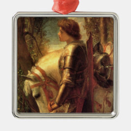 Sir Galahad (von George Frederick Watts) Ornament Aus Metall