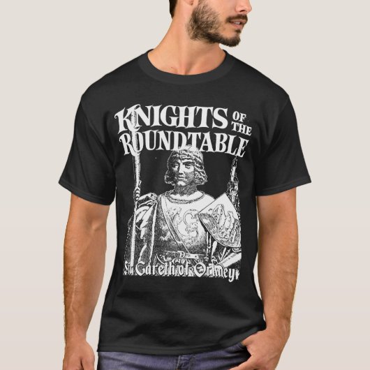 Sir Gareth Knights of the Round Table Medieval Lit T-Shirt (Vorderseite)