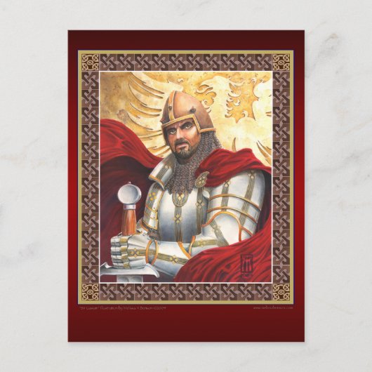 Sir Gawain Postcard Postkarte (Vorderseite)