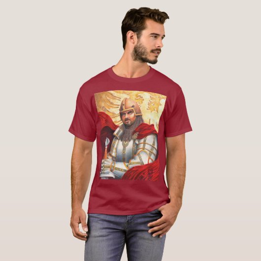 Sir Gawain von Camelot T-Shirt (Vorne ganz)