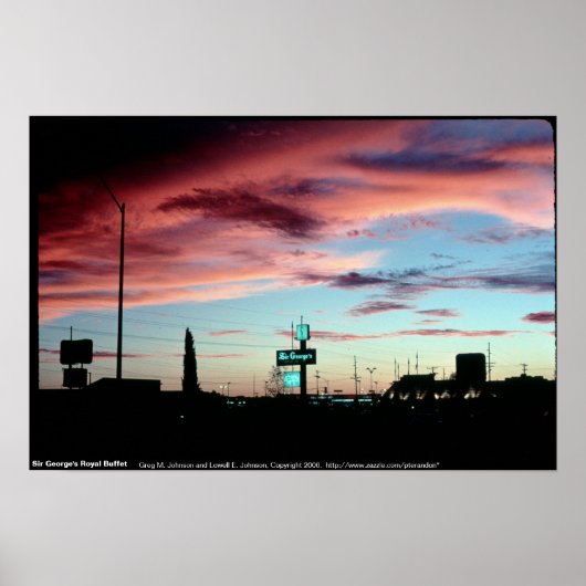 Sir George Poster (Vorne)