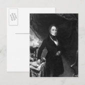 Sir George Staunton, 1839 Postkarte (Vorne/Hinten)