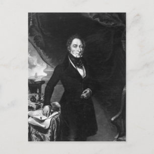 Sir George Staunton, 1839 Postkarte