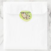 Sir Ham Runder Aufkleber (Tasche)