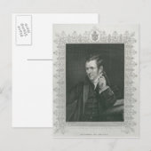Sir Humphry Davy Postkarte (Vorne/Hinten)