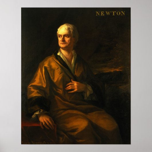 Sir Isaac Newton, 1710 Poster (Vorne)