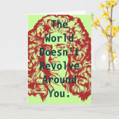 Sir Isaac Newton Card Karte (Gelbe Blume)