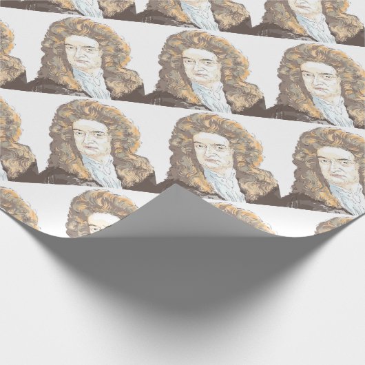 Sir Isaac Newton Geschenkpapier (Ecke)