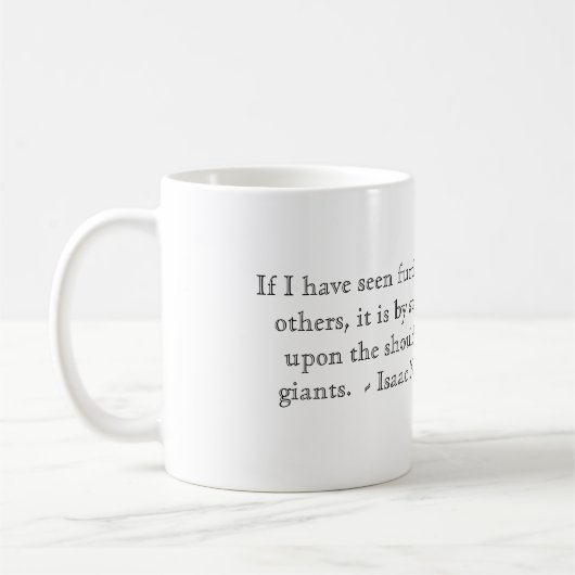 Sir Isaac Newton Kaffeetasse (Links)