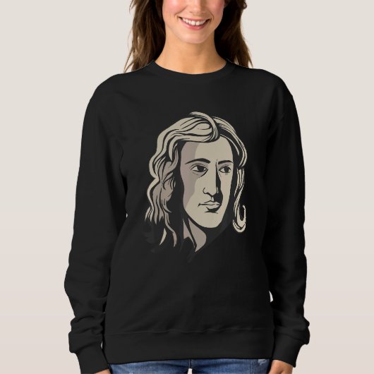 Sir Isaac Newton Physiker Mathematiker A Sweatshirt (Vorderseite)