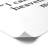 Sir Isaac Newton Portrait und Zitat Poster (Ecke)