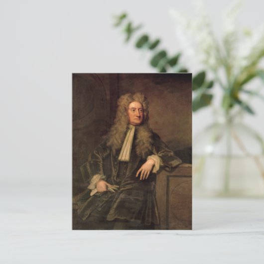 Sir Isaac Newton Postkarte (Stehend Vorderseite)