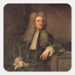 Sir Isaac Newton Quadratischer Aufkleber