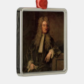 Sir Isaac Newton Silbernes Ornament (Rechts)