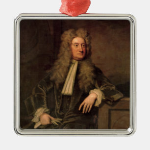 Sir Isaac Newton Silbernes Ornament