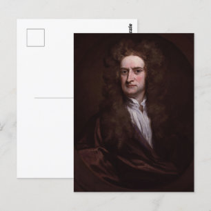 Sir Issac Newton Postkarte