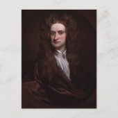 Sir Issac Newton Postkarte (Vorderseite)
