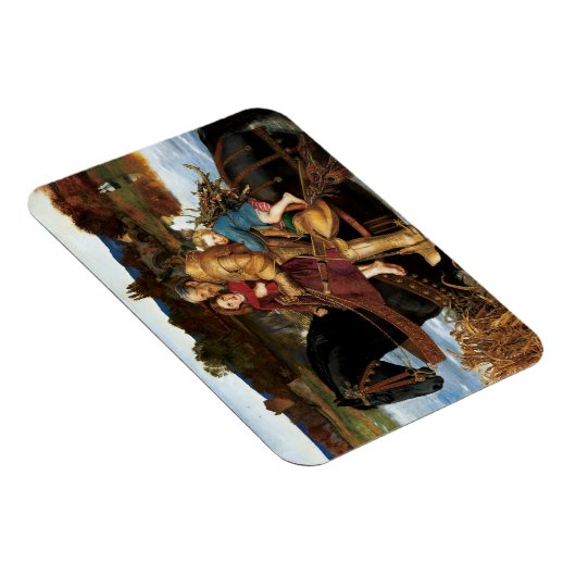 Sir Isumbras im Ford um 1857 von John Millais Magnet (Rechte Seite)