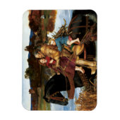 Sir Isumbras im Ford um 1857 von John Millais Magnet (Vertikal)