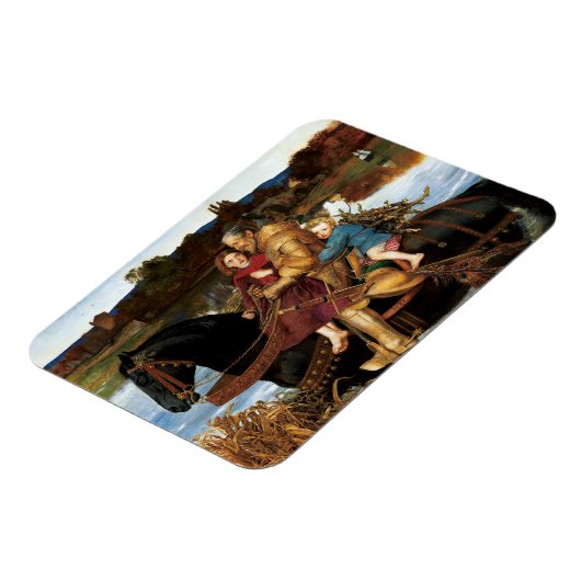 Sir Isumbras im Ford um 1857 von John Millais Magnet (Linke Seite)