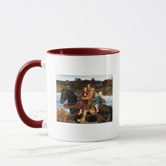Sir Isumbras im Ford um 1857 von John Millais Tasse (Links)