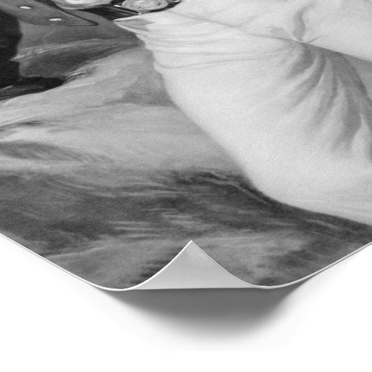 Sir James Brooke Rajah von Sarawak, 1847 Poster (Ecke)