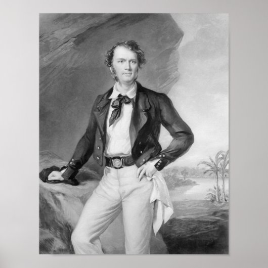 Sir James Brooke Rajah von Sarawak, 1847 Poster (Vorne)