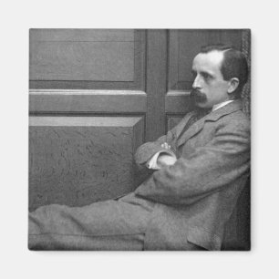 Sir James Matthew Barrie (1860-1937) (b/w Foto) Magnet