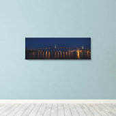 Sir John A. MacDonald Bridge - Halifax, NS Leinwanddruck (Insitu (Holzboden))