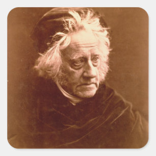 Sir John Frederick William Herschel (1792-1871) 18 Quadratischer Aufkleber