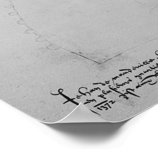 Sir John Mandeville Poster (Ecke)