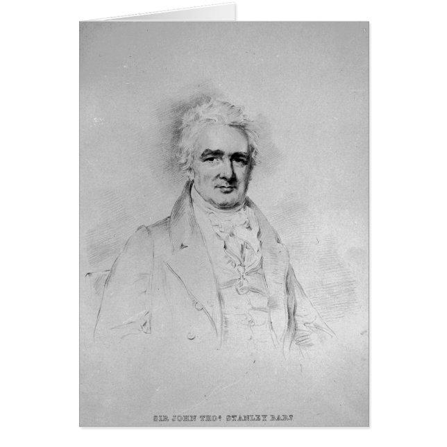 Sir John Stanley Bart (Vorne)