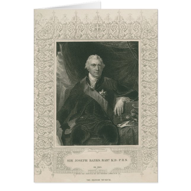 Sir Joseph Banks (Vorne)