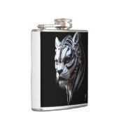 "Sir Khan" Vinyl Wrapped Flask Flachmann (Rechts)