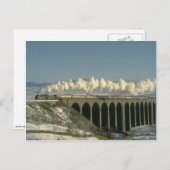 Sir Lamiel kreuzt Ribblehead Viadukt auf der Siedl Postkarte (Vorne/Hinten)