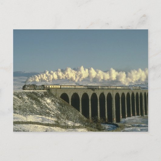 Sir Lamiel kreuzt Ribblehead Viadukt auf der Siedl Postkarte (Vorderseite)