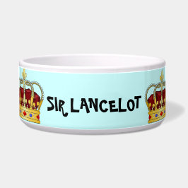 SIR LANCELOT DOG BOWL - THE CROWN - ENGLISH HERR NAPF