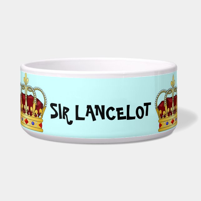 SIR LANCELOT DOG BOWL - THE CROWN - ENGLISH HERR NAPF (Vorderseite)