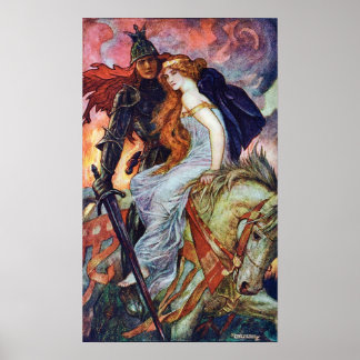 Sir Lancelot und Guinevere von Henry Ford Poster