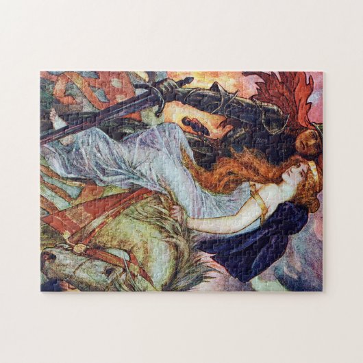 Sir Lancelot und Guinevere von Henry Ford Puzzle (Horizontal)