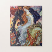 Sir Lancelot und Guinevere von Henry Ford Puzzle (Vertikal)