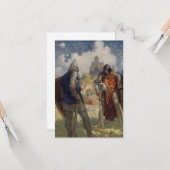 Sir Launcelot du Lake, Ritter des Runden Tisches Karte (Vorderseite/Rückseite Beispiel)