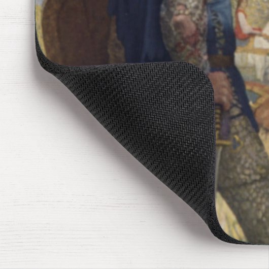 Sir Launcelot du Lake, Ritter des Runden Tisches Mousepad (Ecke)